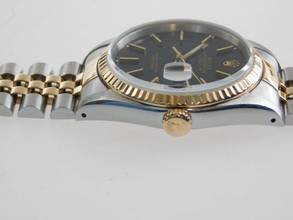 Thumbnail von Rolex Datejust 36 St / G 36 mm TOP Zustand und Top Band aus 1990 mit orig. Box und Zubehör