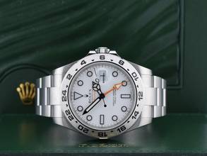 Thumbnail von Rolex Explorer II 216570 White 42mm Like New Full Seet 2013 Ita