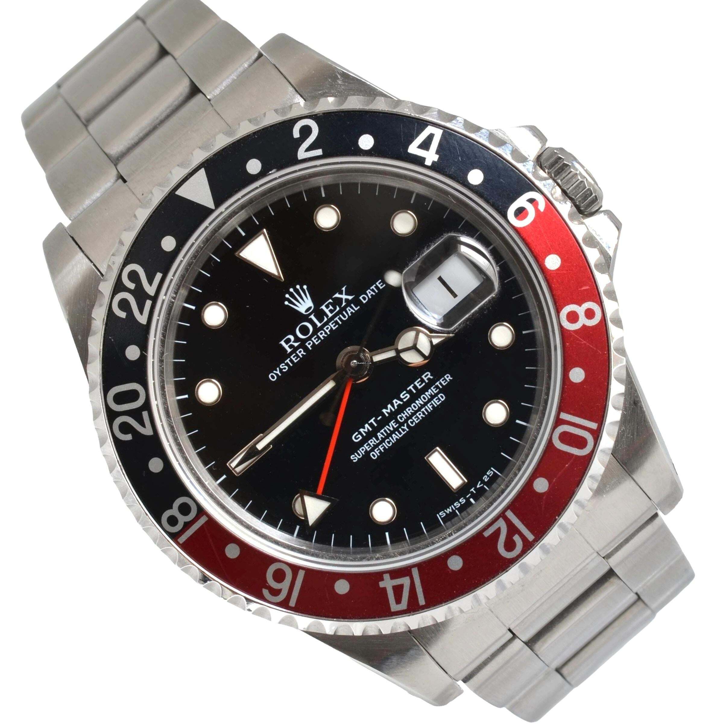 Rolex GMT-Master I 16700 Tritium dial Coke bezel 1994