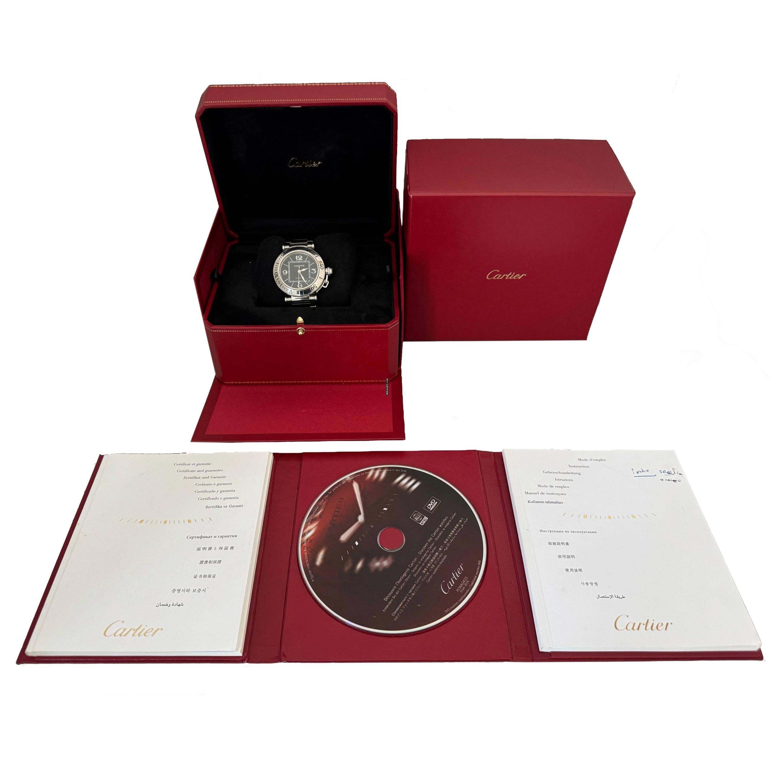 Cartier Pasha Seatimer 2790 Seatimer 40MM black dial Automatic Full Set