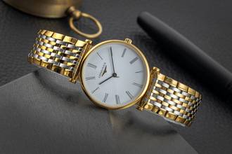 Thumbnail von Longines La Grande Classique Orologio da donna in acciaio con movimento al quarzo Ref. L4.512.2