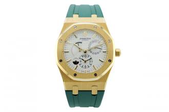 Thumbnail von Audemars Piguet Royal Oak Dual Time 39MM - 18K Yellow Gold - Additional Black Rubber B Strap - 26120BA.OO.D088CR.01 2008