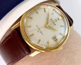Thumbnail von Omega Constellation FULL SET Constellation Solid Gold Vintage Vollgold Automatik 168010 168.010