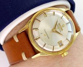 Thumbnail von Omega Constellation Pie Pan Solid Gold Vollgold Vintage Automatic Automatik ref 168005 168005