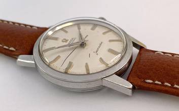 Thumbnail von Omega Seamaster Vintage Automatic Automatik ref 14704 Linen Dial 14704