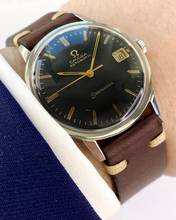 Thumbnail von Omega Seamaster Serviced Seamaster Vintage Automatic Automatik ref 166002 Black Restored Dial 166.002
