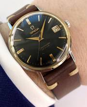 Thumbnail von Omega Seamaster DeVille Serviced Seamaster De Ville Vintage Automatic Automatik Black Restored Dial