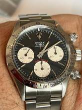 Thumbnail von Rolex Daytona 6265 Daytona BIG RED aus 1980 mit neuem Service ROLEX GENF ATELIER-Outstanding mit orig. Buch über die Revision Rolex Atelier Genf etc.!