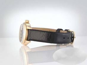 Thumbnail von Rolex Lady-Datejust Gelbgold 750 Diamanten Automatik Lederband Gold Damenuhr