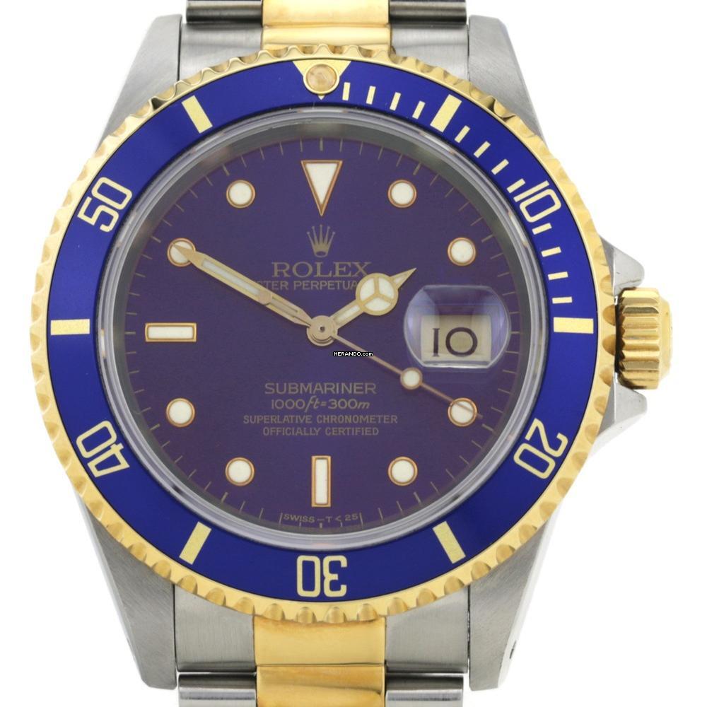 Rolex Submariner Date Purple Dial Ref.16613