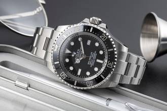 Thumbnail von Rolex Sea-Dweller Deepsea Black Dial Oyster Stahl Automatik Ref. 116660 B&P 2013
