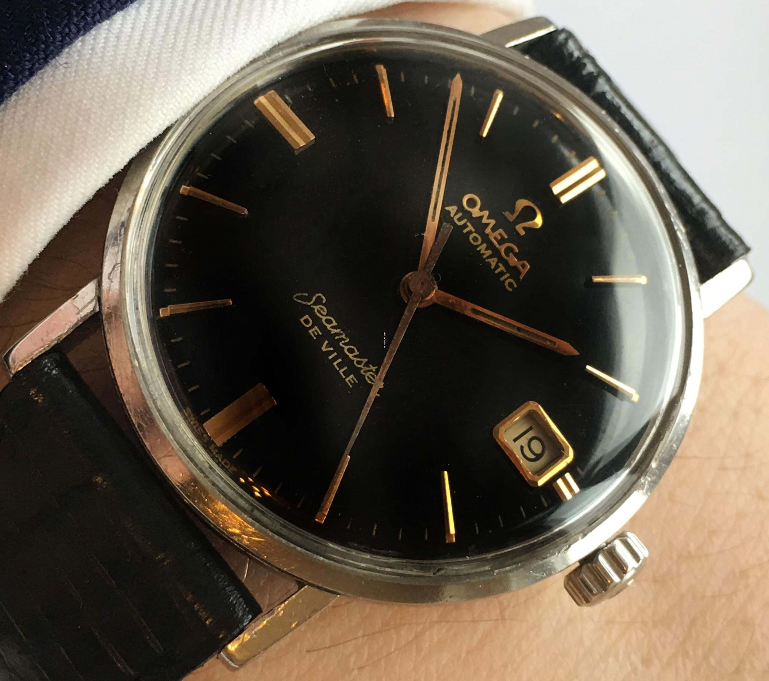 Omega Seamaster DeVille Serviced Vintage Seamaster De Ville Automatic Steel black dial 14770 14770