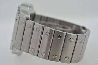 Thumbnail von Cartier Santos de Cartier Large Grey Dial WSSA0076 Dual Time