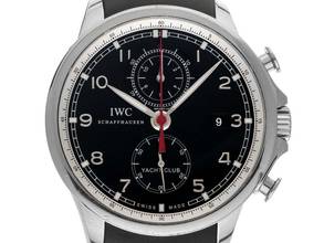 Thumbnail von IWC Portugieser Yacht Club Chronograph Ref.IW390204 2011 Full Set wie Neu Vintage Portugieser Yacht Club Chronograph Kautschuk Faltschließe