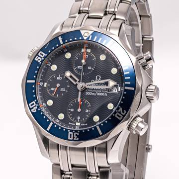Omega Seamaster Diver 300 M Chronograph 41 – 2599.80.00– like NEW – 06/2003 Full Set