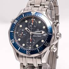 Thumbnail von Omega Seamaster Diver 300 M Chronograph 41 – 2599.80.00– good Condition – 06/2003 Full Set