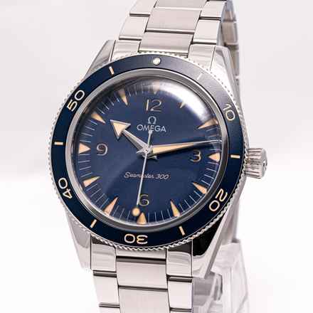 Omega Seamaster 300 Blue 41 – 234.30.41.21.03.001 – neredeyse yeni – 01/2026 Tam Set