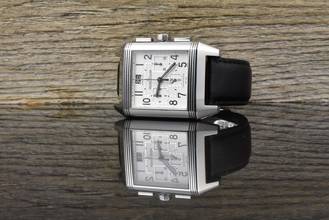 Thumbnail von Jaeger-LeCoultre Reverso Squadra Chronograph GMT Ref. Q7018620 Automatik Calibre 754 Zertifikat 2011