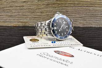 Thumbnail von Omega Seamaster Diver 300 M 40th Anniversary James Bond Limited Edition Vintage B&P 2003