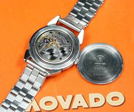 Thumbnail von Movado STUNNING TRIPLE DATE CALENDAR IN STEEL RARE VINTAGE