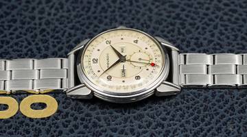 Thumbnail von Movado STUNNING TRIPLE DATE CALENDAR IN STEEL RARE VINTAGE