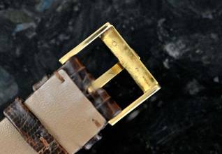 Thumbnail von Piaget rare Vintage TV Screen Date | 13423 | Automatic | yellow gold