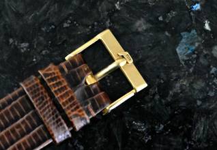 Thumbnail von Piaget rare Vintage TV Screen Date | 13423 | Automatic | yellow gold