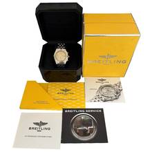 Thumbnail von Breitling Chronomat D13048 Chronograaf champagne wijzerplaat Volledige set
