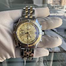Thumbnail von Breitling Chronomat D13048 Chronograaf champagne wijzerplaat Volledige set