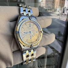 Thumbnail von Breitling Chronomat D13048 Chronograaf champagne wijzerplaat Volledige set