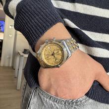 Thumbnail von Breitling Chronomat D13048 Chronograaf champagne wijzerplaat Volledige set