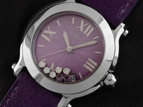 Thumbnail von Chopard Happy Sport Diamanten Ref.8475 2012 original Box wie Neu Vintage Happy Sport Diamanten