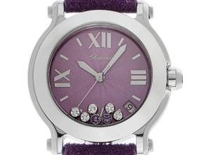 Thumbnail von Chopard Happy Sport Diamanten Ref.8475 2012 original Box wie Neu Vintage Happy Sport Diamanten