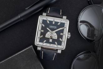 Thumbnail von Union Glashütte Averin Stahl Automatik Herrenuhr Ref D003.528.16.051.01 B&P 2011