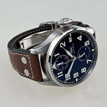 Thumbnail von IWC Le Petit Prince Monopusher Big Edition steel 46 mm dial blue limited 500 pcs worldwide ungetragen Full Set EK 06/2022 Faltschließe Handaufzug