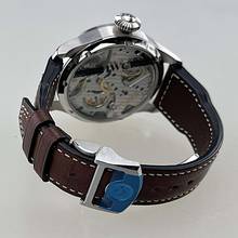 Thumbnail von IWC Le Petit Prince Monopusher Big Edition steel 46 mm dial blue limited 500 pcs worldwide ungetragen Full Set EK 06/2022 Faltschließe Handaufzug