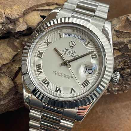Rolex Day-Date II Beyaz Altın - Ref. 218239