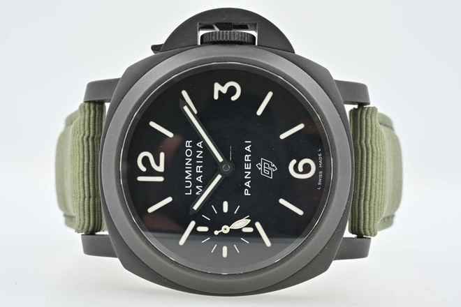  Panerai Luminor Marina Logo PAM00005 PAM 005 DLC Blacked Out 