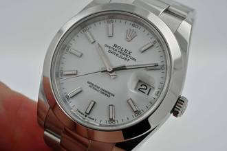 Thumbnail von Rolex Datejust 41 126300 White Dial 2026 Full Set