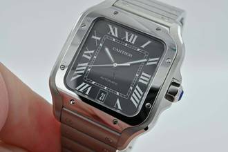 Thumbnail von Cartier Santos de Cartier Large Black Dial WSSA0096