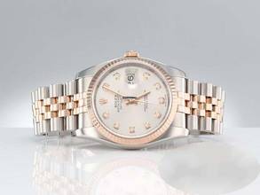 Thumbnail von Rolex Datejust 36 36mm 116231 2014 Stahl Rosegold 750 Diamanten Automatik