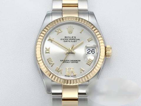 Rolex Lady-Datejust 31mm 178273 2014 Stahl Gelbgold 750 Diamanten Gold