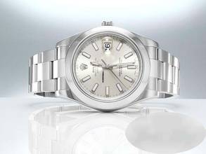 Thumbnail von Rolex Datejust II 41mm 116300 2016 Lc100 Edelstahl Automatik Date Just Stahl Herren