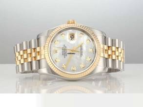 Thumbnail von Rolex Datejust 36 36mm 116233 Perlmutt Diamanten 2014 Stahl Gelbgold 750 Automatik