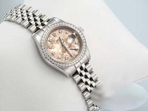 Thumbnail von Rolex Lady-Datejust 26 179384 2012 Stahl Weissgold 750 Diamanten Automatik Gold