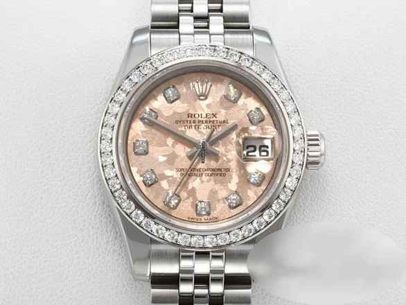 Rolex Lady-Datejust 26 179384 2012 Çelik Beyaz Altın 750 Elmas Otomatik Altın