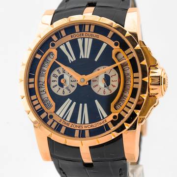  Roger Dubuis Excalibur World Time Full Set 