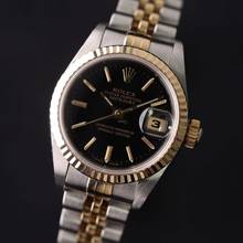 Thumbnail von Rolex Lady-Datejust 26 Steel/Gold Jubilee Black Dial
