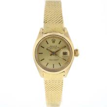 Thumbnail von Rolex Lady-Datejust 26 Yellow Gold Milanese Bracelet
