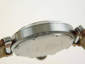 Thumbnail von Cartier Pasha C Automatik 35 mm Herrenuhr mit Krokoband und Faltschließe im Top Zustand